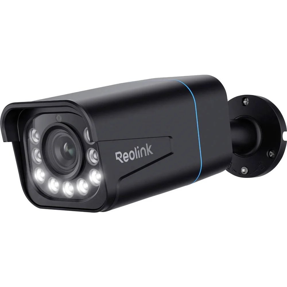 Cámara exterior Reolink P430 4K con alimentación PoE, zoom óptico 5X, detección de personas, vehículos y animales, visión nocturna en color