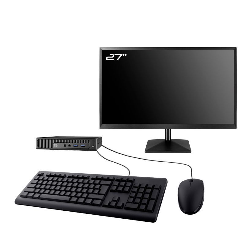 HP 260 G2 DM 27" Display, Intel i3-6100U, 32GB RAM, 2TB SSD, Windows 11