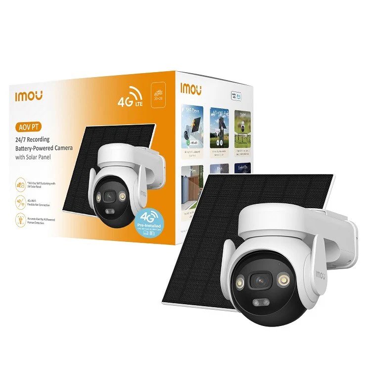 Imou AOV PT 5MP WiFi+4G+Solar Camera Set