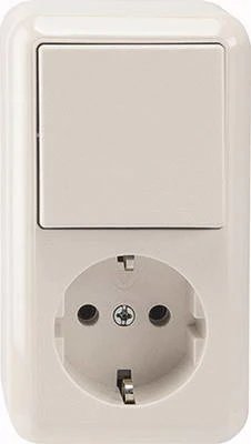 Merten CEE 7/3 Socket - White (MEG3495-8719)
