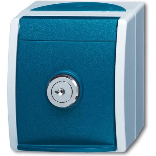 Busch-Jaeger Schuko Socket 20EWSL-101-53 Ocean Unit Lock (2083-0-0823)