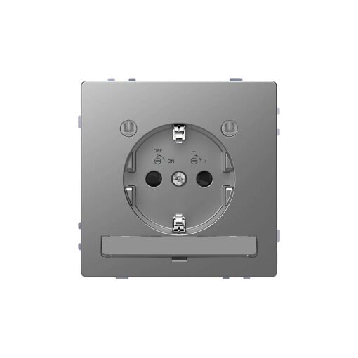 Sistema de enchufe Merten Edelstahl MEG2304-6036