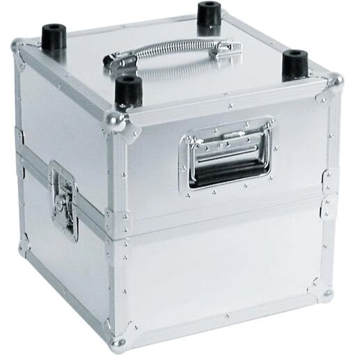 Estuche para discos de vinilo ROADINGER ALU 50/50 liso (capacidad 100)