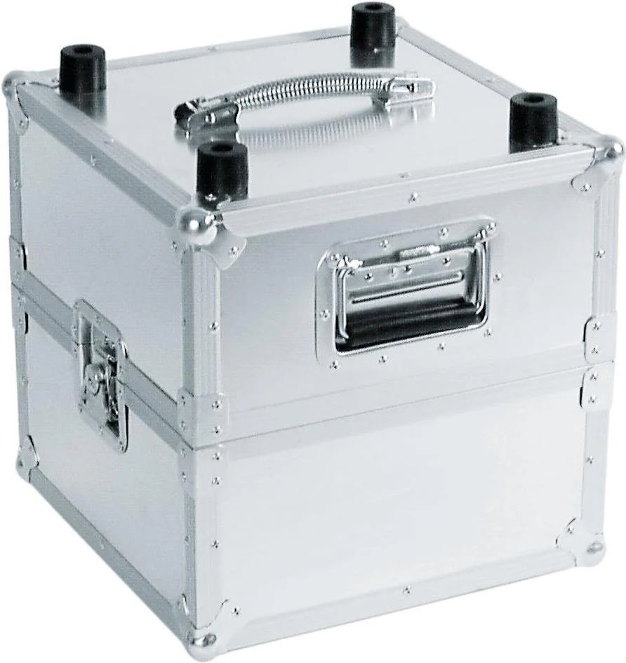 ROADINGER ALU 50/50 Smooth Vinyl LP Case (100 Capacity)