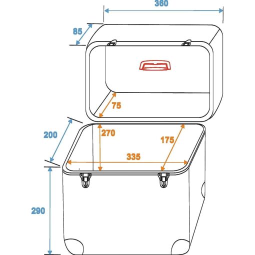 ROADINGER ALU Battle/Booking Case, Silver (30110026)