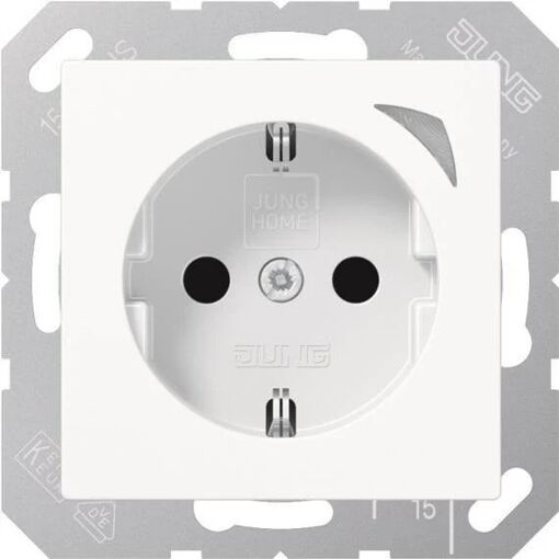 Enchufe Schuko Jung Home de una toma (BTA1521SWW)