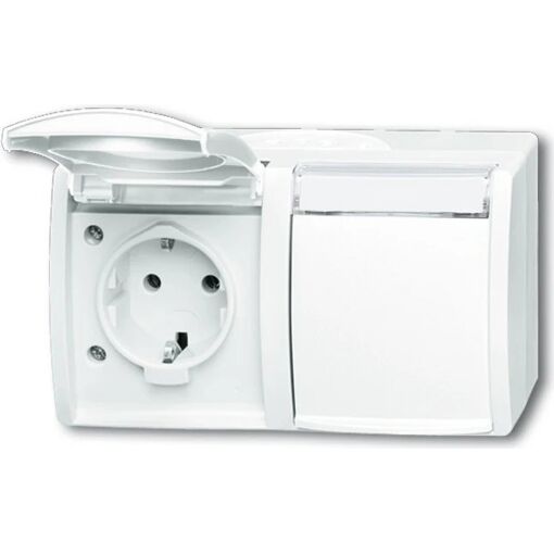 Enchufe CEE 7/3 Busch Jaeger blanco (2084-0-0715)