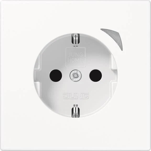 Prise électrique Jung HOME Schuko, 1 port, Blanc (BTLS1521SWW)