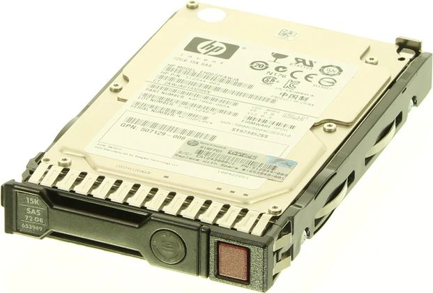 Unidad de estado sólido HP Enterprise HPE Dual Port Enterprise 72 GB - 2,5" SFF - 15.000 RPM con soporte HP SmartDrive