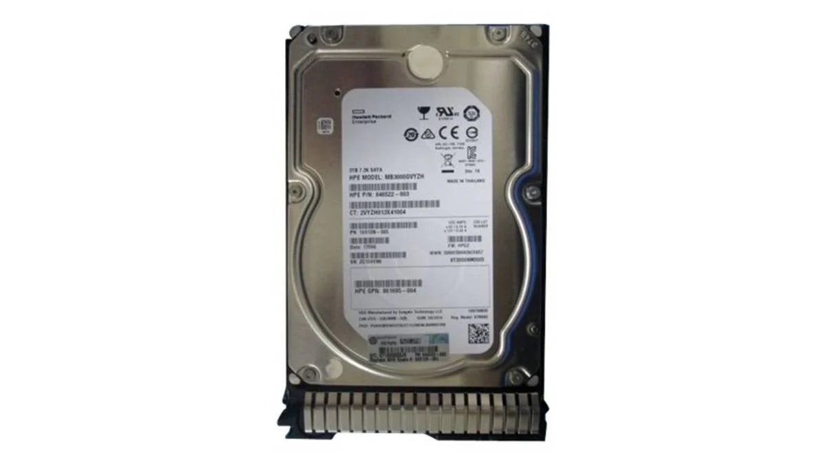 HP Enterprise HPE Midline 3TB SAS Hard Drive