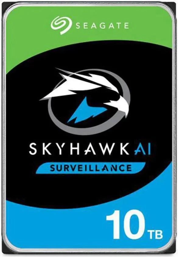 Seagate SKYHAWK AI 10TB Hard Drive (ST10000VE001-SS)