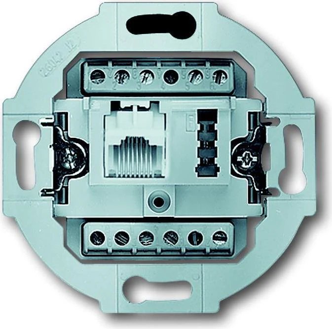 Busch-Jaeger Metallic - White Electrical Outlet
