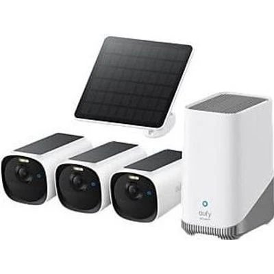 Eufy Cam E40 3-Cam Kit with Solar Panel Compatibility