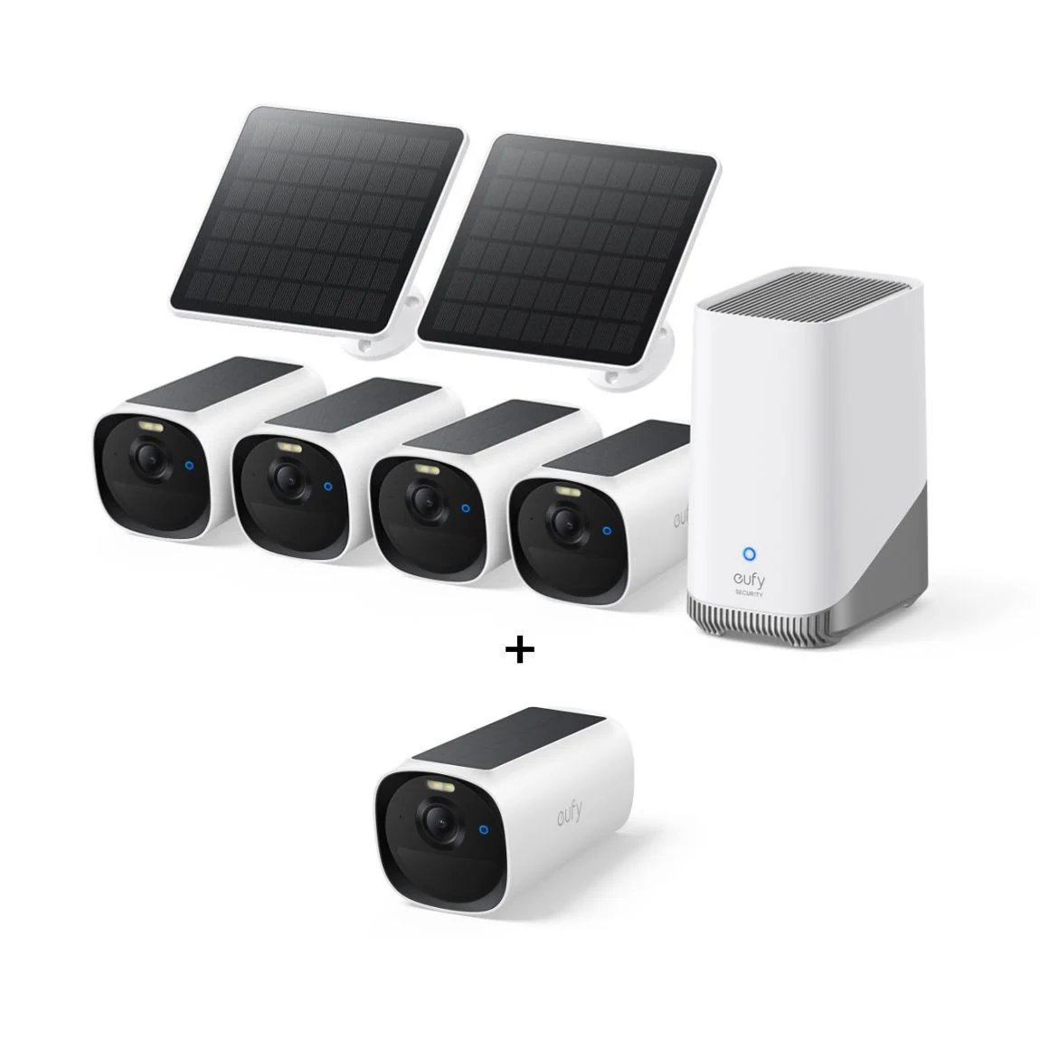 Eufy Cam E40 4-Cam Kit Solar Home Security System