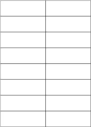 HERMA Die-Cut Labels - 9.7 cm x 3.39 cm - Pack of 16 (10780)