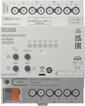 Jung KNX 6-Channel Heating Actuator with Regulator