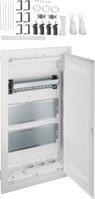 Hager Multimedia Volta 3-Row Wall-Mounted Enclosure with Slotted Plastic Door (VH36WWH)