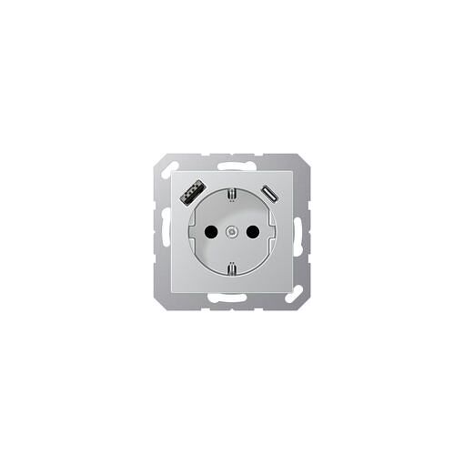 Enchufe Jung SCHUKO con puerto USB Tipo A A1520-15CAAL