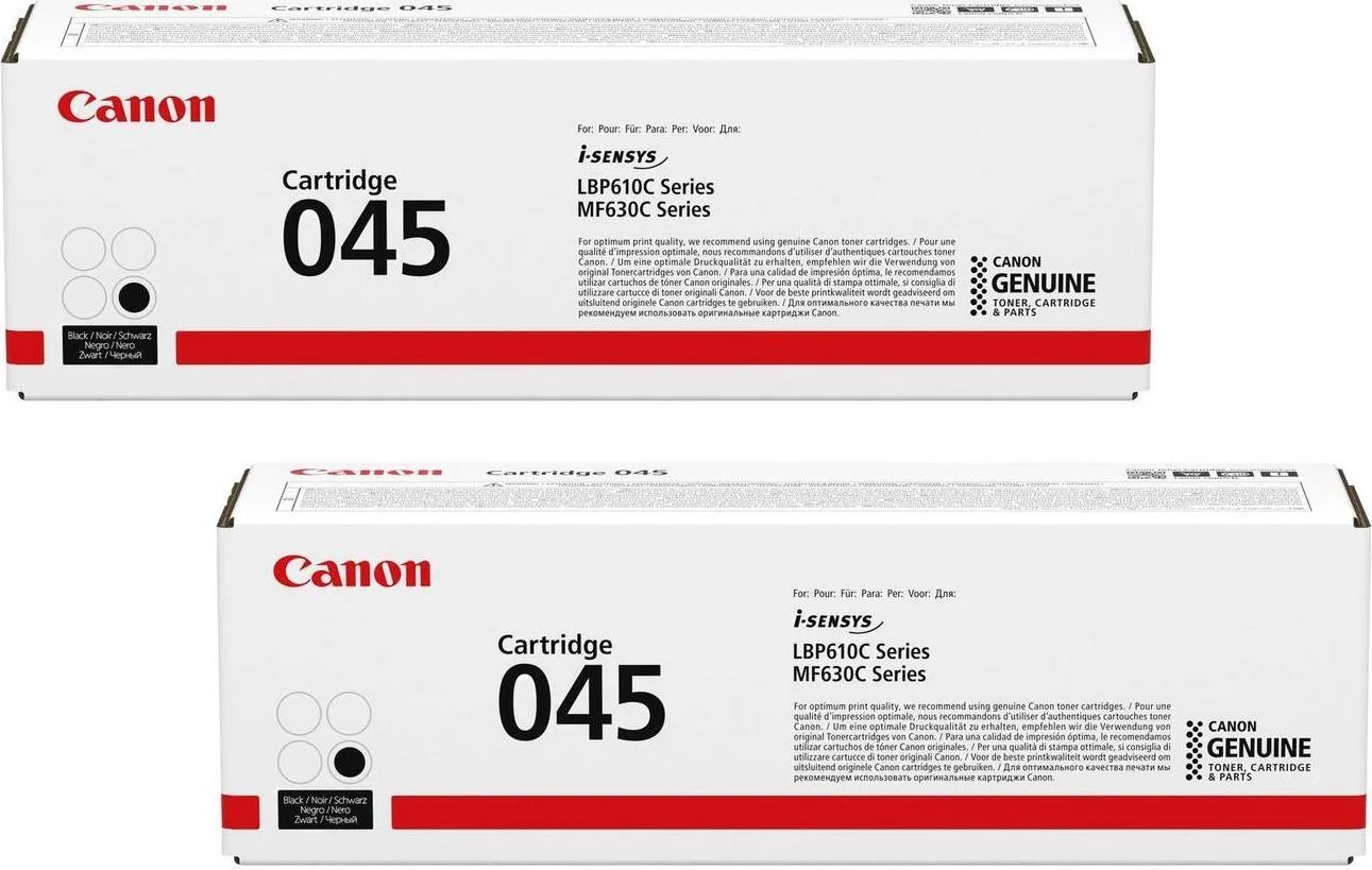 Canon Original Black Toner 045 Dual Pack (OP1242C002DP)