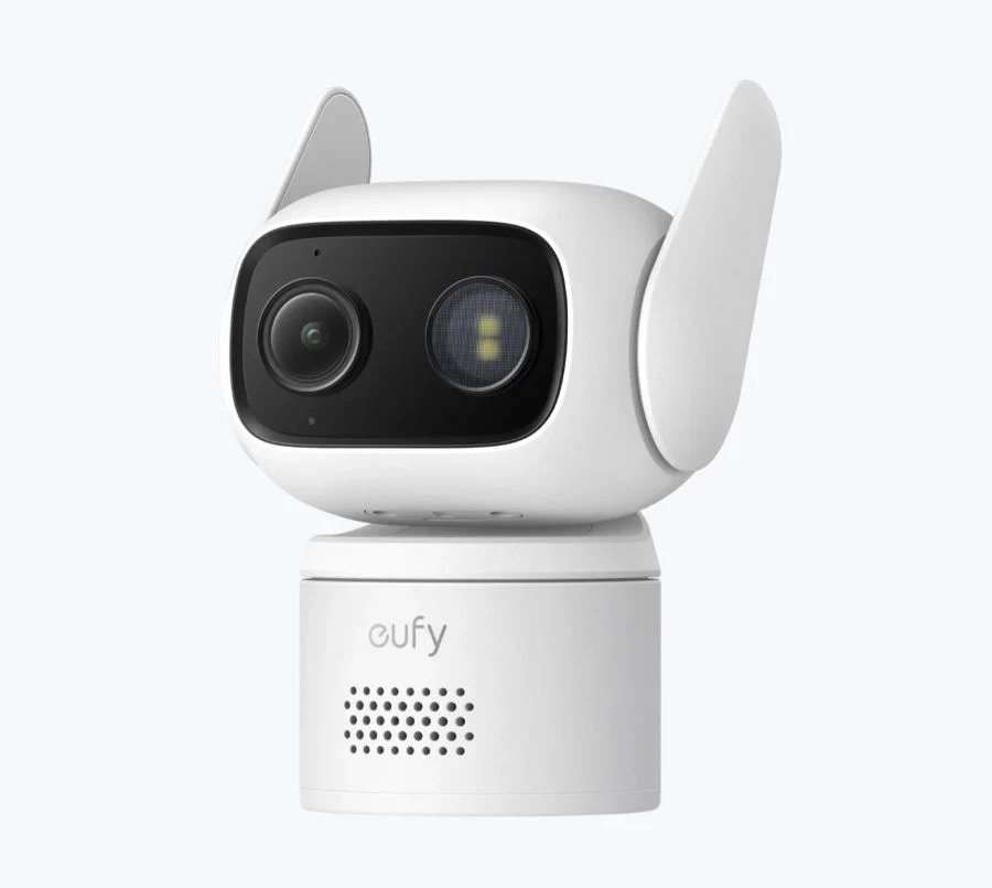 Anker eufy Cam C31 Solo White - 360° PTZ Network Camera with AI Detection and Color Night Vision