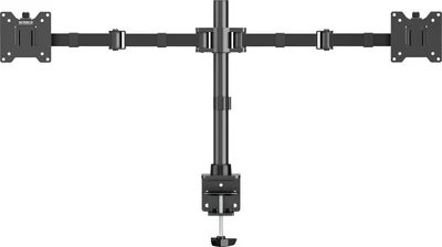 SpeaKa Professional Dual Monitor Stand, 43.2cm (17"-35"), Black