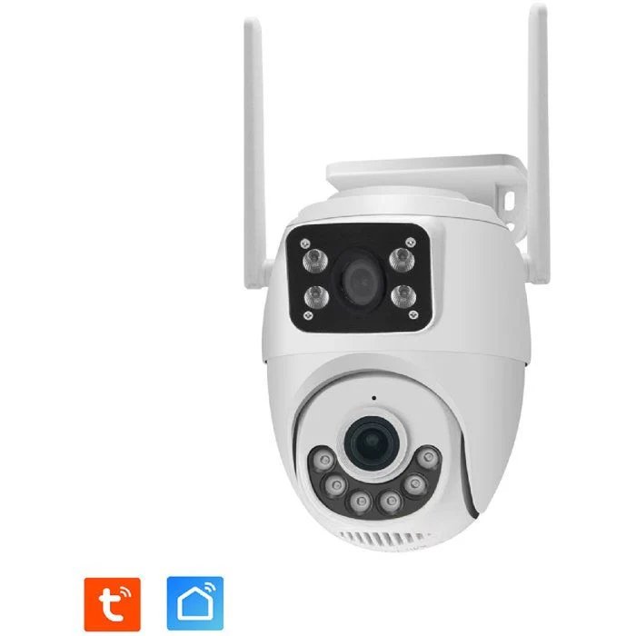 Connected Outdoor Camera - KYF - Wifi - PT Rotating Camera with 2 x 3MP Sensors