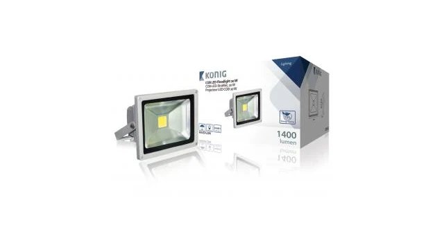 König KNLEDFL20W 20W LED Work Light 1400LM Class II