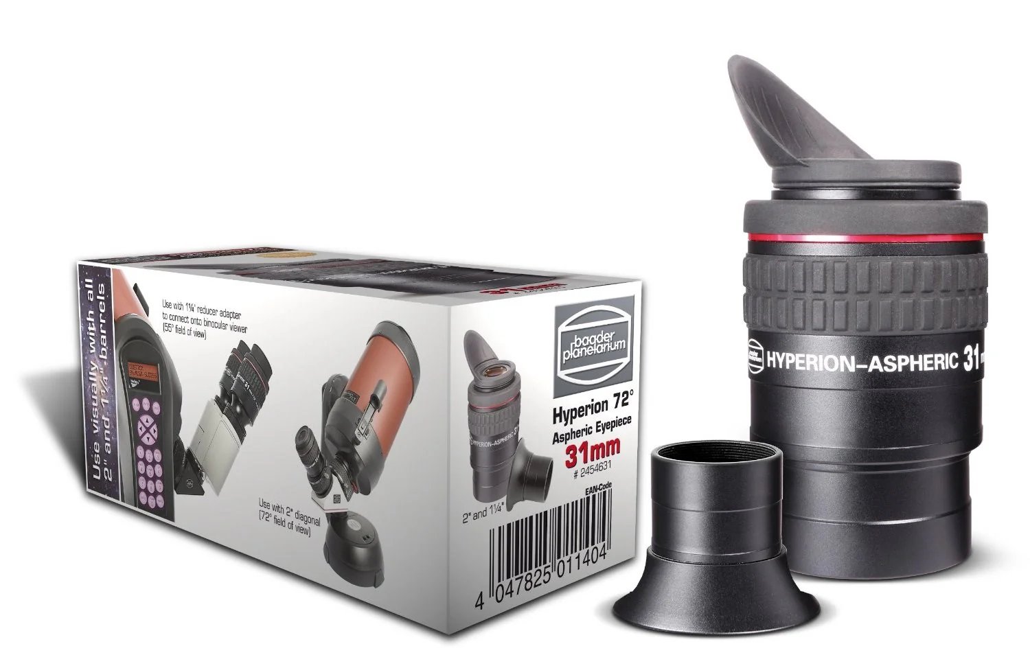 Beta 2454631 Eyepiece Telescope, Black