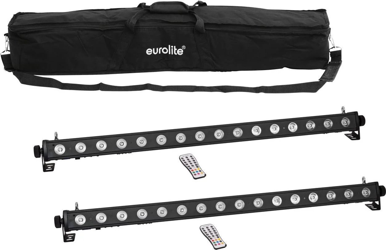 Eurolite LED PIX-16 QCL Stripe Set (2x) + Soft Bag