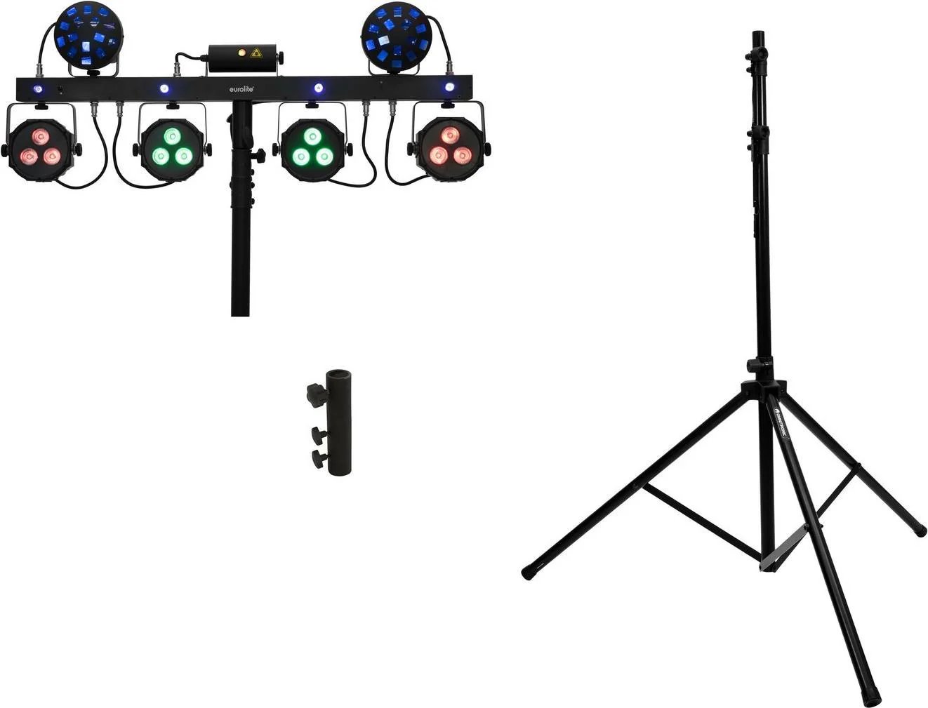 Eurolite LED KLS Laser Bar Set with M-4 Speaker Stand