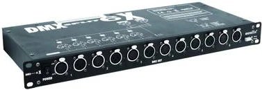 Eurolite DMX Splitter 6x - 6-Channel, 19" Rackmount