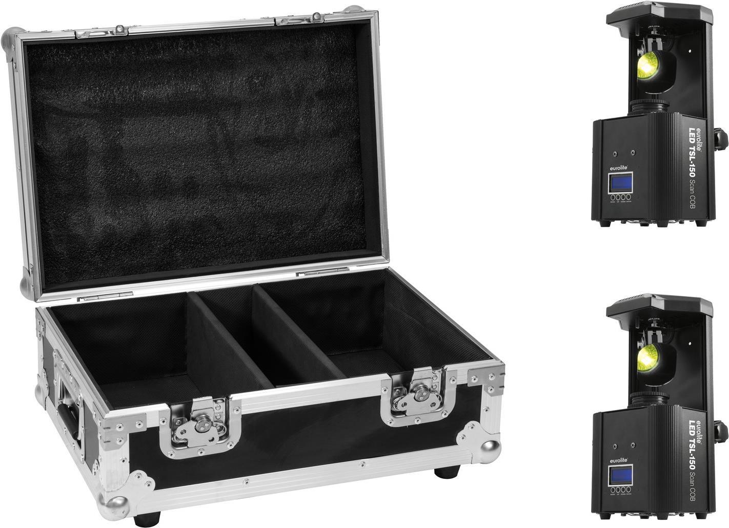 Eurolite LED TSL-150 Scan COB 2x Set + Case