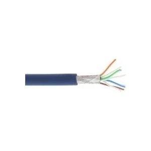 InLine SFTP Bulk Cable - 100m, CAT 6a, Blue