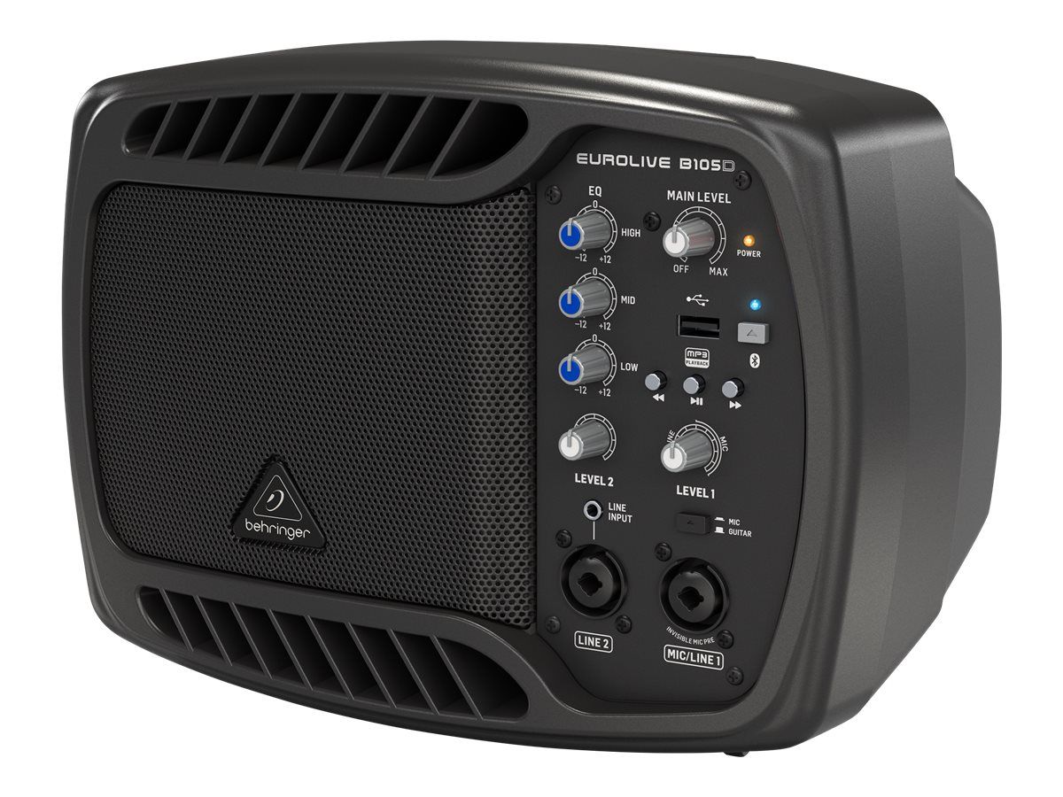 Behringer EUROLIVE B105D Wireless Bluetooth Speaker for Screen - Personal Assistant System