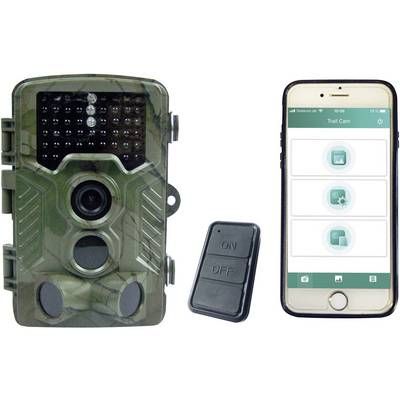 Berger & Schröter 4K WiFi Hunting Camera, 20MP, 8MP Pixel, Black LED, Remote Control, Sound Recording, Time-lapse