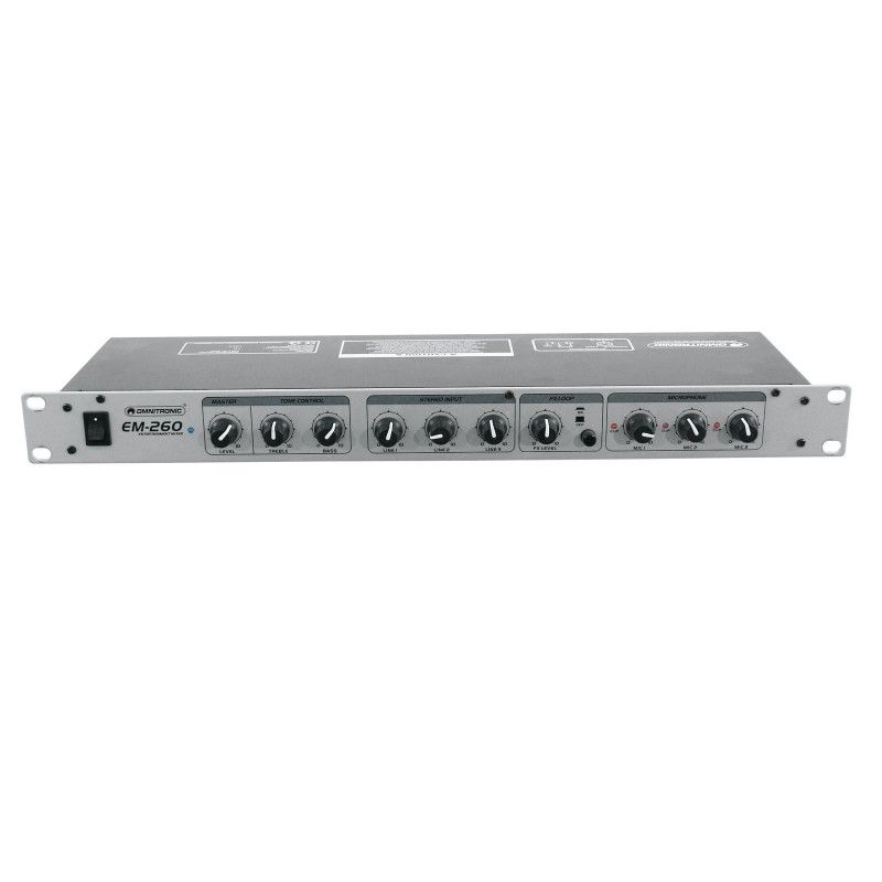 Omnitronic EM-260 6-Channel Entertainment Mixer