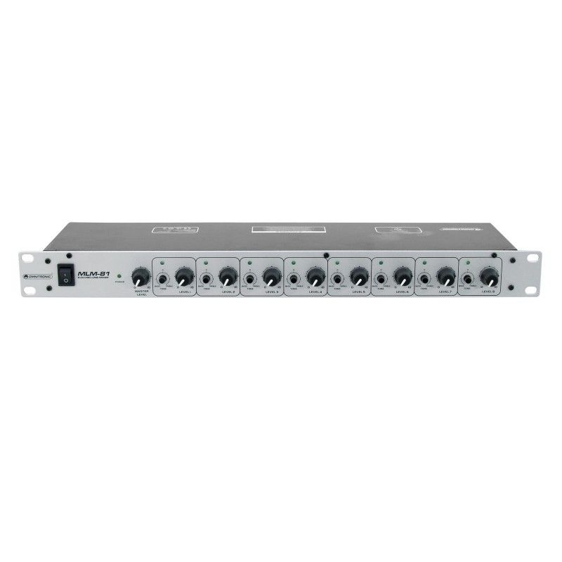 Omnitronic MLM-81 8-Channel Microphone/Line Mixer
