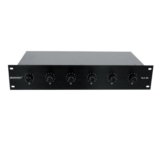 Omnitronic 6 Zones Stéréo Vol-Contrôle 45W Noir
