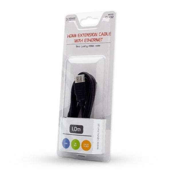 Savio HDMI Extension Cable 1m (CL-132)