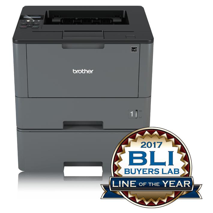 Brother HL-L5100DNT Laser Printer - Black and White - 40 ppm - A4/Legal - 820 Sheets
