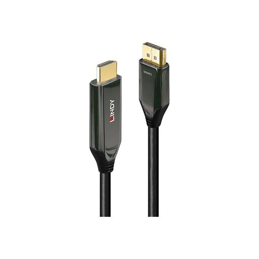 Adaptateur Lindy DisplayPort vers HDMI - 1m - Noir - Prise en charge 8K60Hz, 4K120Hz
