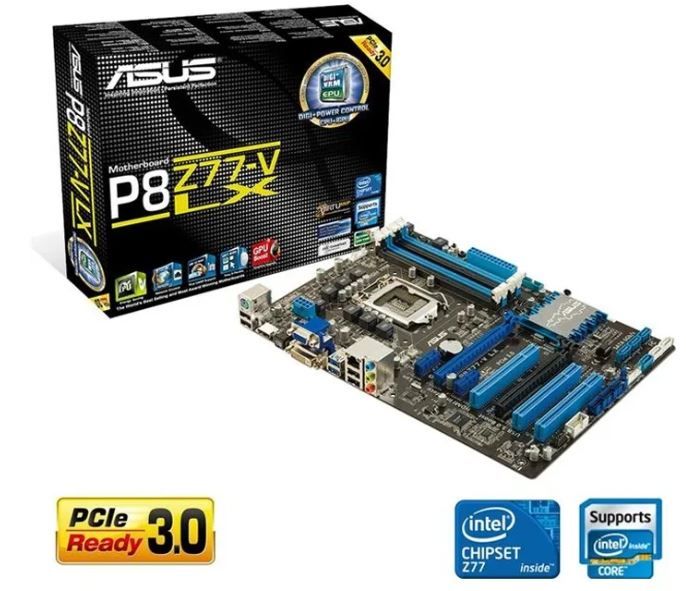 ASUS P8Z77-V LX - ATX Motherboard with Intel Z77 Express Chipset