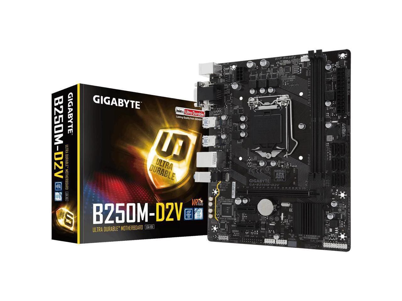 Placa base Gigabyte B250M-D2V LGA115 DDR4 ATX