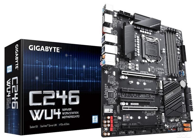 Gigabyte C246-WU4 LGA 1151 (serie 300) Intel C246 SATA 6 Gb/s ATX placa base