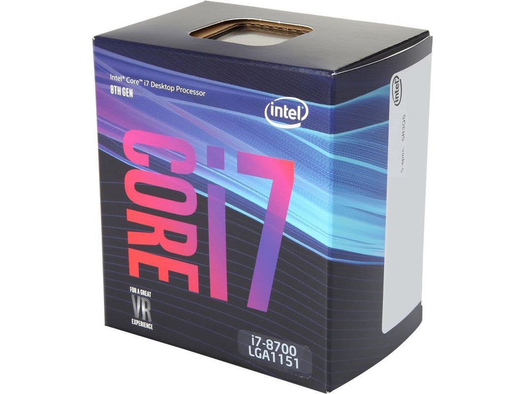 Procesador Intel Core i7-8700 de escritorio