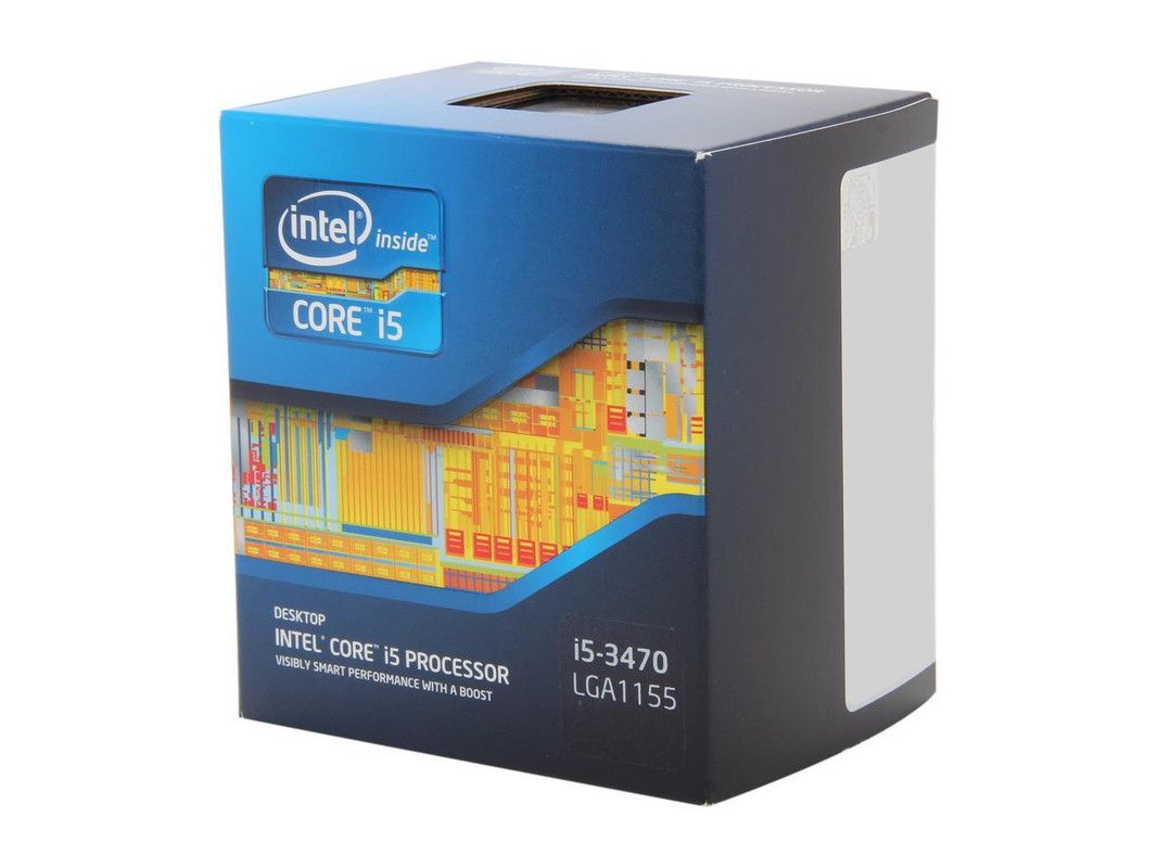 Intel Core i5-3470 Processor - 4-Core, 3.2 GHz, LGA 1155, 77W, Intel HD Graphics 2500