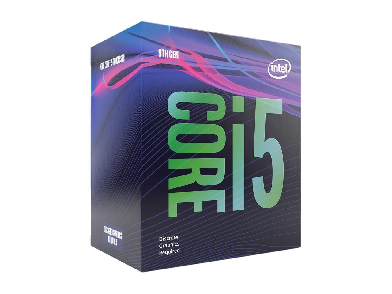 Procesador Intel Core i5-9400F de escritorio - 6 núcleos, 2,9 GHz (4,1 GHz Turbo), LGA 1151 (serie 300)