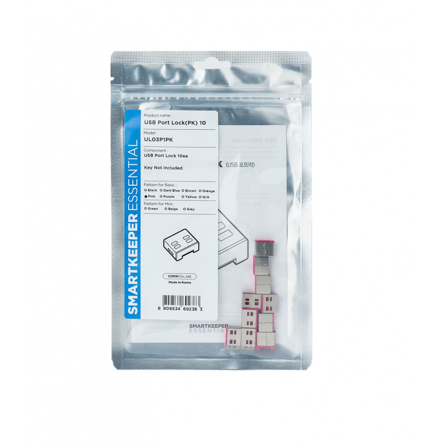 Smartkeeper USB Type-A Port Blocker, Pink