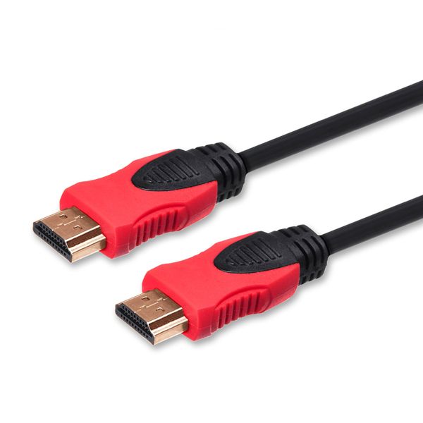 Savio HDMI Cable 3m (Type A, Standard) - Black and Red