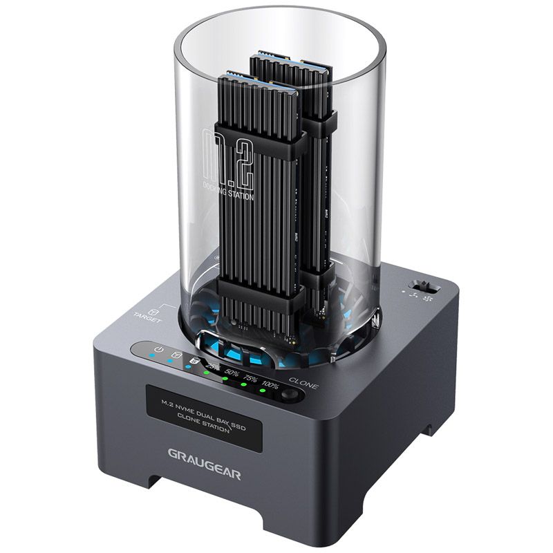 Graugear M.2 NVMe SSD Clone Station